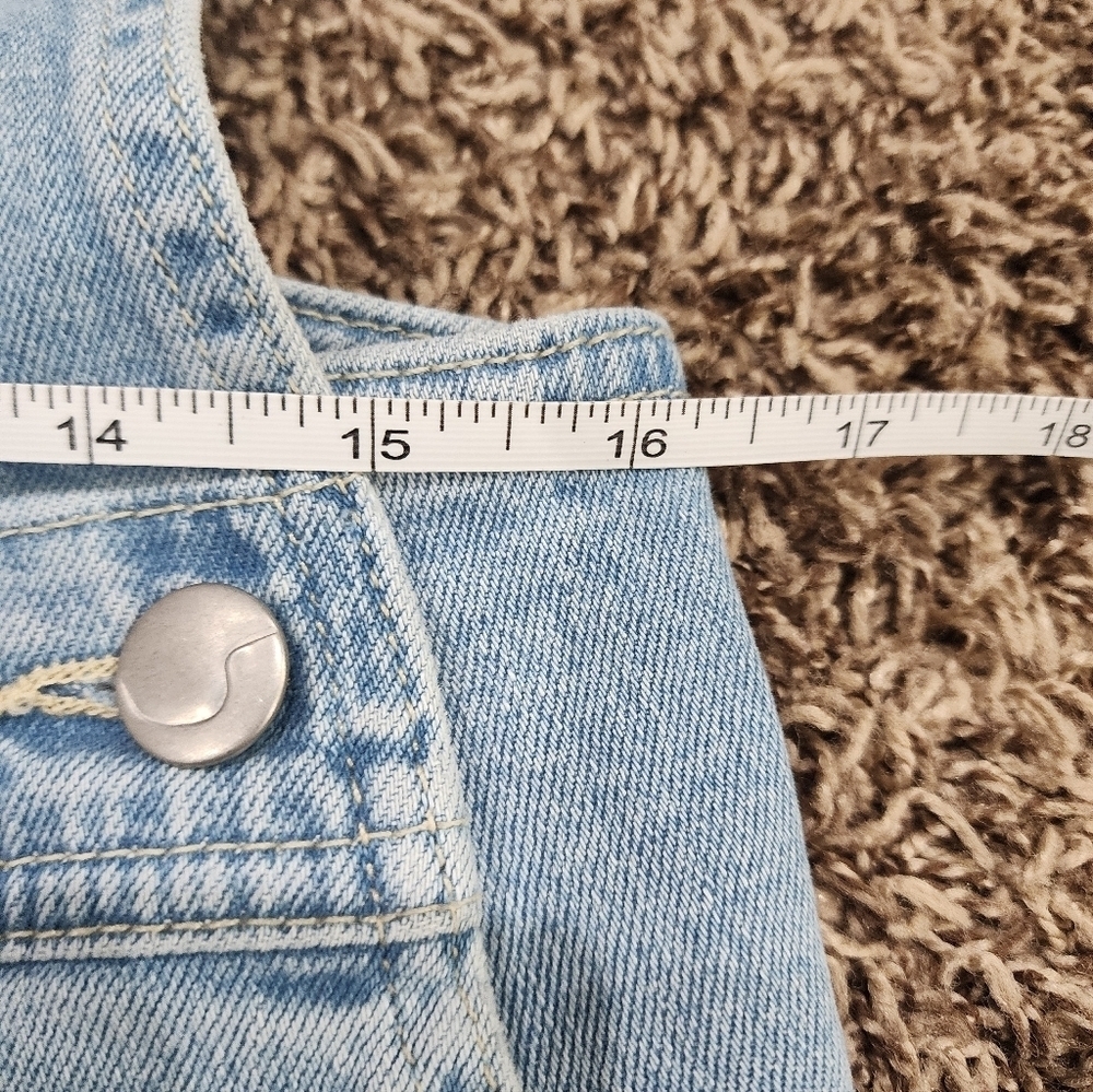 Joe's Jeans Kellsie Denim Shortalls Size L - Picture 6 of 7